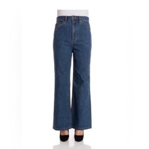 Marc Jacobs High Rise Flare Jeans Bright Blue size 28